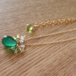 グリーンオニキスのネックレス