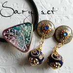 Sary set♡　【Chloe】ヘアゴムとピアス/イヤリング