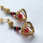 再再販 鬼灯 ＊手毬屋＊ ピアス イヤリング変更可能
