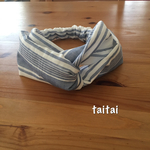 さらさらガーゼのねじりヘアバンド