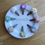 cotton flower ヘアピン