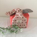 結ぶ巾着袋☆お弁当袋☆小物入れ☆ハリネズミ