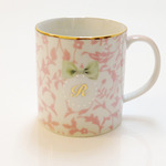 イニシャル入り マグカップ "Arabesque"