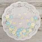 ［再販10］ デコレーション素材 Flower  ブルー  ＊送料無料＊