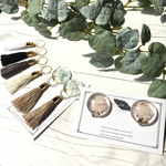 2ＷＡＹ　Natural stone タッセル　01　イヤリング/ピアス 