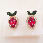 いちご(苺)のイヤリング/ピアス