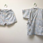 甚平♡しろくま グレー