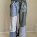 ※オーダー品※グレー系切替ゆるパンツ171