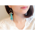 jelly タッセル ピアス （グリーン）