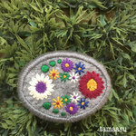 お花の刺繍ブローチ✴︎218