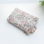 ★LIBERTY  Felicite　フェリシテ　あずきミルク　つや有りビニコの中布・仕切りポケット付きminiカードポーチ　◇◆コインケース・キーケースにも♪