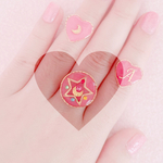 １点もの♡セーラームーンモチーフ ♡コンパクトリング