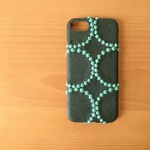 *受注製作*ミナペルホネン*タンバリン*グリーン*mina perhonen*iPhoneケース*iPhoneカバー*スマホケース*スマホカバー