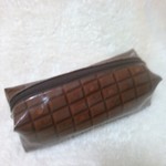 チョコレート柄のキャラメルポーチ☆ペンケースなどに♪再2販