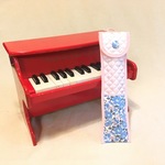 リコーダーケース・リバティ・ベッツィー・ピンク（受注製作・オーダー品）入学準備に