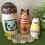  Y様オーダー品＊ドッグカフェマトリョーシカ🎶