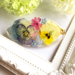【新作】ふんわりお花畑バレッタ