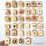 3つ選べる✳︎トーストアートが仲間入り♡本物のパンで出来たパンマグネット(オプションで4つor5つ選べるに変更可＊)