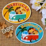 ホロホロ♪ BABY & KIDS in CAR マグネットステッカー