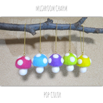 きのこチャーム<S> Pop color x Dots（※送料無料）