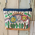 【オーダー分】サボテンフラワー刺繍ショルダー
