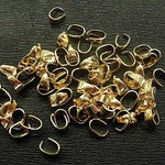 バチカン 8ｍｍ×11ｍｍ　淡ゴールド色20個(1093)
