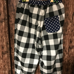 ボックスチェックのステテコパンツ👖
