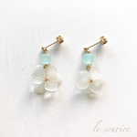 紫陽花のゆらゆらピアス/イヤリング