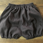 80〜90㎝ダブルガーゼ無地茶色かぼちゃパンツ