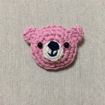 ピンクのくまちゃんのブローチ✨