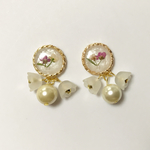 《再販》アリッサム＊フラワーピアス・イヤリング