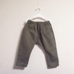 チノパン生地のサルエルパンツ* size100