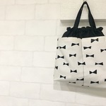 【サイズ大】バッグインバッグ *ribbon おむつポーチ