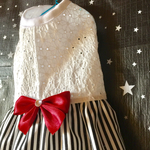 ペット服（夏用ストライプワンピース