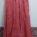 リネンサルエルパンツ　コーラルピンク