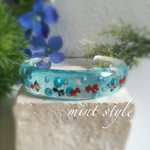 人気再販×××金魚のクリアバングル/フリーsizeバージョン