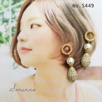 No.S449  上品✧︎なアンティークピアス