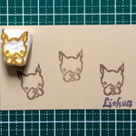 フレンチブルドッグの消しゴムはんこ
