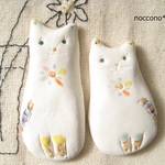 花ねこ＊ブローチ