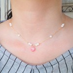 ☆インカローズの姫ネックレス☆　◇14kgf ◇