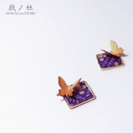和紙ピアス「蝶の舞」