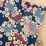 110×50★綿プリント★桜・紺
