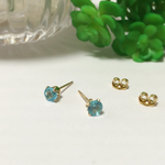 14KGF☆プチjewelピアス・ブルーアパタイト