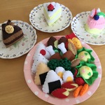 受注製作【フェルトままごと】**ままごとセット＆ケーキ**