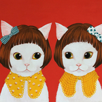 ネコフタゴ（シロ）