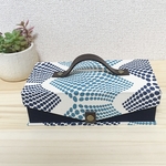 【6/16(金)22時販売開始】mini金庫　流線幾何学模様