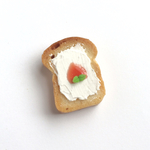 本物のパンでできた✳︎トーストアート  モモ