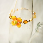 お花のブレスレット（黄色）