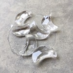 アクリル ハーフムーンビーズ クリア 19mm 10こ