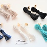 大人のタッセルピアス・イヤリングmini